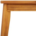 vidaXL Salon de jardin avec coussins 5 Pièces Bois d'acacia solide