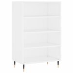 vidaXL Buffet haut blanc 57x35x90 cm bois d'ingénierie