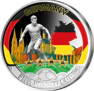 Monnaie GERMANY FIFA World Cup Champions Metal 50 Cents Solomon Islands 2026 (PRÉCOMMANDE)