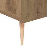 vidaXL Buffet chêne artisanal 90 x 34 x 80 cm Bois d'ingénierie