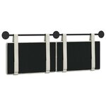 vidaXL Tête de lit suspendue Crème Velours