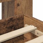 vidaXL Cadre de lit avec rangement Bois ancien 80 x 200 cm