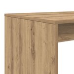 vidaXL Bureau Chêne artisanal 108 x 55 x 103 5 cm Bois d'ingénierie