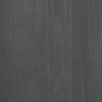 vidaXL Tables de chevet HAMAR 2Pièces Gris foncé 40x35x44 5cm Bois massif