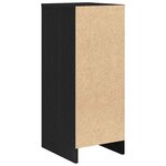 vidaXL Buffet chêne noir 29 5x34x76 cm bois d'ingénierie