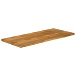vidaXL Dessus de table à bord vivant 140x60x3 8cm bois massif manguier