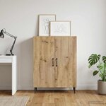 vidaXL Buffet Chêne artisanal 66 x 34 5 x 89 5 cm Bois d'ingénierie