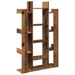 vidaXL Bibliothèque vieux bois 86x25 5x140 cm bois d'ingénierie