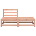 vidaXL Canapé jardin sans accoudoirs repose-pieds bois massif douglas