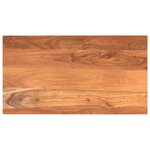vidaXL Dessus de table 110x70x3 8cm rectangulaire bois massif d'acacia
