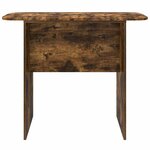 vidaXL Table console Chêne fumé 93 x 40 x 75 cm Bois d'ingénierie