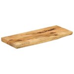 vidaXL Dessus de table 80x20x2 5 cm bord vif bois massif manguier brut