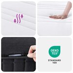 vidaXL Matelas à ressorts bonnell moyen 140x200 cm