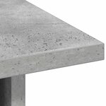 vidaXL Table de chevet avec tiroir 2 Pièces Gris béton 41 x 40 x 45 cm