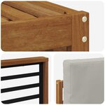 vidaXL Ensembles de canapés 8 pc Gris Naturel et Clair