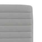 vidaXL Chaises à manger lot de 6 gris nuage tissu