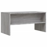 vidaXL Meuble TV sonoma gris 80x40x40 cm bois d'ingénierie