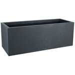 EDA PLASTIQUE Jardiniere Graphit Up - 57 L - 79,5 x 29,5 x 29,5 cm - Gris anthracite