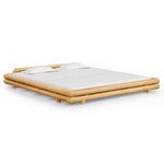 vidaXL Cadre de lit sans matelas bambou 180x200 cm
