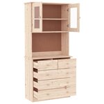 vidaXL Buffet ALTA 77x35x165 cm bois massif de pin
