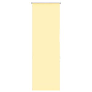 vidaXL Store enrouleur occultant jaune largeur du tissu 40 7 cm