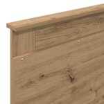 vidaXL Tête de lit Chêne artisanal 80 cm Bois d'ingénierie