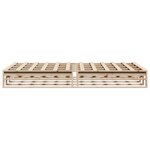 vidaXL Cadre de lit sans matelas 120x190 cm bois de pin massif