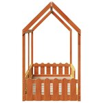 vidaXL Cadre de lit d'enfants forme de maison sans matelas 80x160 cm