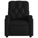 vidaXL Fauteuil de massage inclinable noir similicuir