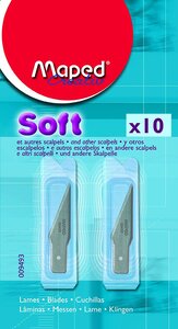 Lot de 10 Lames de rechange pour scalpel  pointu MAPED