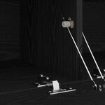 vidaXL Meuble TV Noir 120 x 35 x 40 cm Bois d'ingénierie