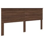 vidaXL Tête de lit Chêne brun 200 cm Bois d'ingénierie