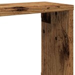 vidaXL Étagères cube murales 4 Pièces vieux bois 100x15x30 cm