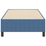 vidaXL Lit à ressorts Bleu 80 x 200 cm Tissu en velours côtelé