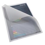 Paquet de 50 pochettes coin en papier transparent 110 g EXACOMPTA