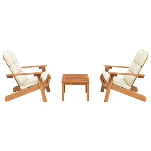 Ensemble de Salon de jardin meuble d'extérieur ensemble de mobilier adirondack 3 pièces bois acacia solide 02_0014212