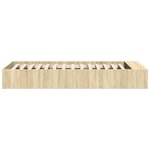 vidaXL Cadre de lit sans matelas chêne sonoma 90x190 cm