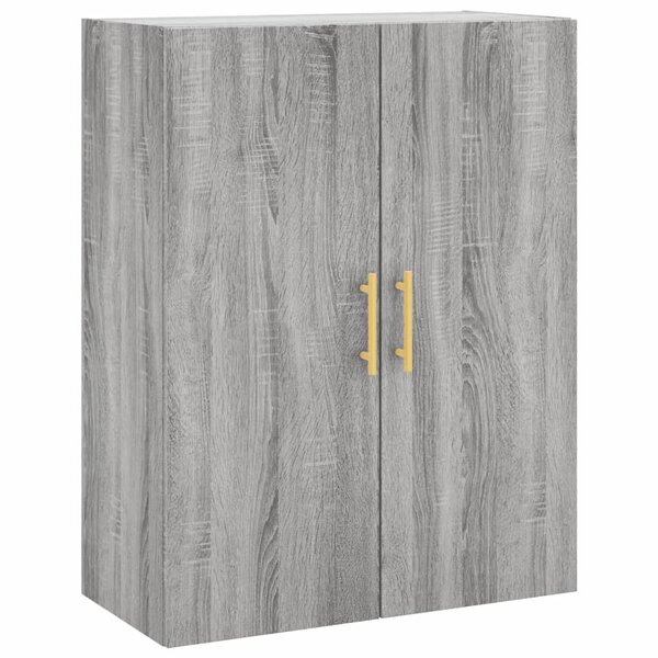 vidaXL Armoire murale sonoma gris 69 5x34x90 cm
