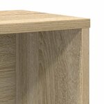 vidaXL Bibliothèque chêne sonoma 60x24x76 5 cm bois d'ingénierie