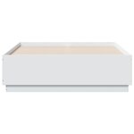 vidaXL Cadre de lit sans matelas blanc 140x190 cm