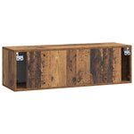 vidaXL Meuble TV mural Bois ancien 98 x 31 x 30 cm Bois d'ingénierie