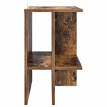 vidaXL Table basse Chêne fumé 40 x 30 x 49 cm Bois d'ingénierie