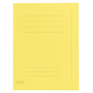 Chemise standard exacompta 24 x 32 cm jaune - paquet de 50