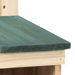 vidaXL Nichoirs 4 Pièces 12x16x20 cm Bois de sapin