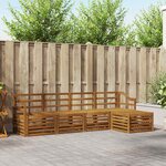 vidaXL Ensemble de canapés d'extérieur 5 pc Naturel