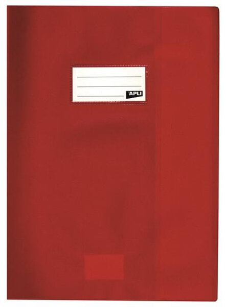 Lot De 10 X Protege Cahier Pvc 19/100 21X29 7 Rouge