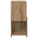 vidaXL Meuble d'angle Blanc 30 5x30x65cm Bois d'ingénierie