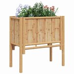 vidaXL Jardinière surélevée Marron 70 x 35 x 70 cm Bambou