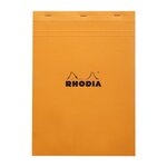 Bloc de direction Orange 80 feuilles (160 pages) format A4 réglure 5x5 RHODIA