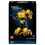 Set LEGO® Icons Transformers Bumblebee (10338) - Construction Détail du Robot Culte des Années 1980